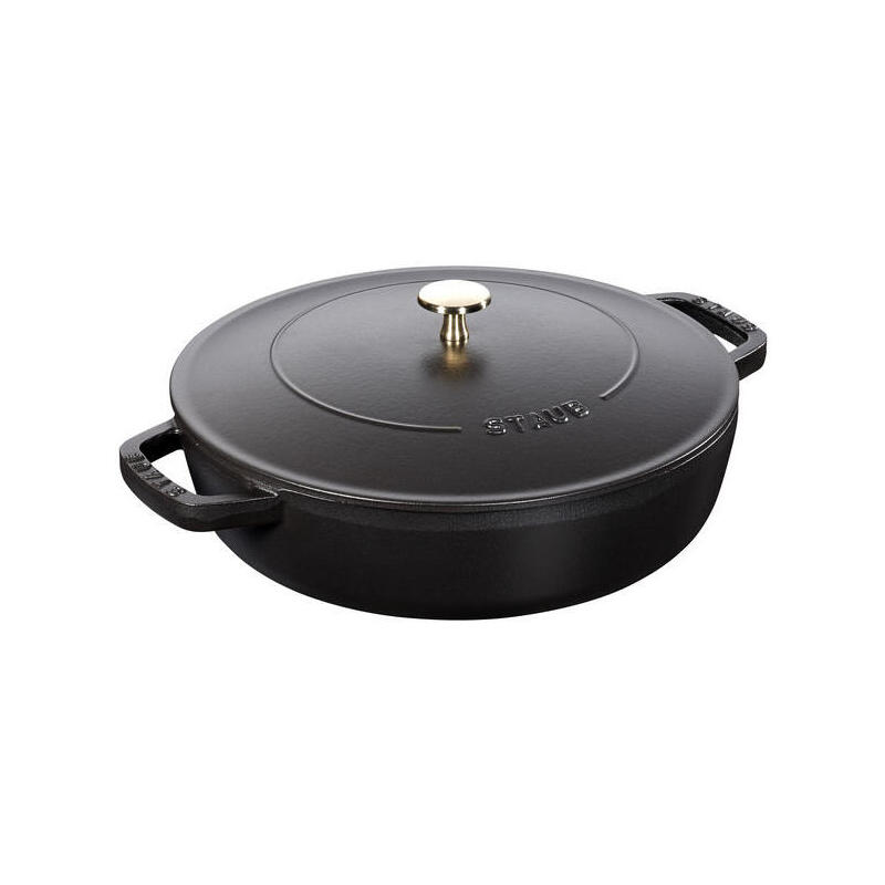 staub-brter-chistera-28-cm-schwarz-gusseisen