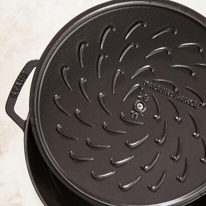 staub-brter-chistera-28-cm-schwarz-gusseisen