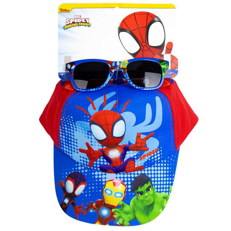 pack-de-6-unidades-set-gorra-gafas-sol-spidey-marvel