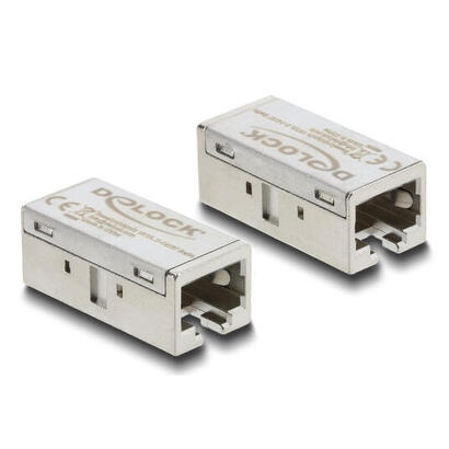 delock-adaptador-kupplung-rj45-hembra-a-hembra-cat6a-metall
