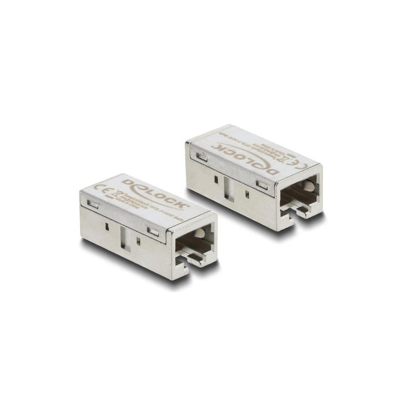delock-adaptador-kupplung-rj45-hembra-a-hembra-cat6a-metall