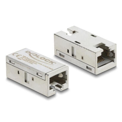 delock-adaptador-kupplung-rj45-hembra-a-hembra-cat6a-metall