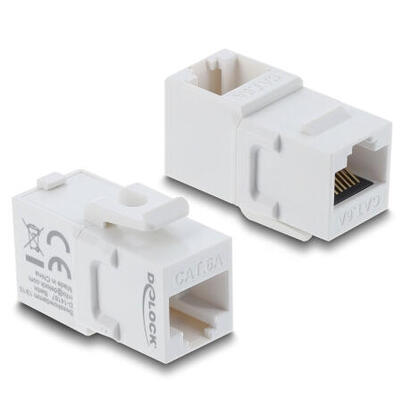 delock-keystone-modulokupplung-rj45-hembra-a-hembra-cat6-blanco