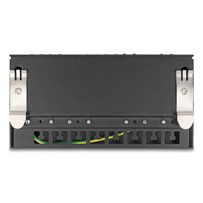 delock-mini-desktop-patchpanel-rj45-hembra-8-port-cat6a-geschirmt-negro