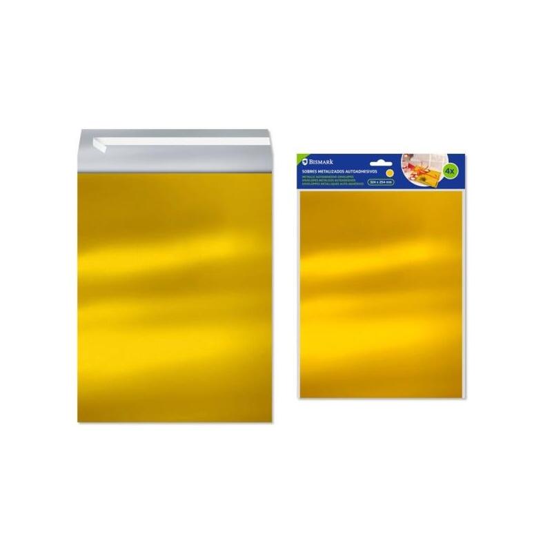 bismark-pack-de-4-sobres-metalizados-medidas-324x254mm-cierre-autoadhesivo-ideal-para-regalos-oro