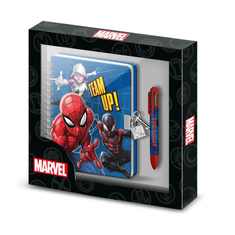 diario-boligrafo-spiderrman-marvel