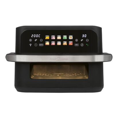 freidora-de-aire-proficook-pc-fr-1313-h-doble-10-l-independiente-2400-w-caliente-negro-acero-inoxidable