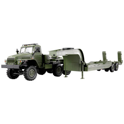 amewi-ural-b36-militar-lkw-6wd-con-tieflader-116-rtr-verde