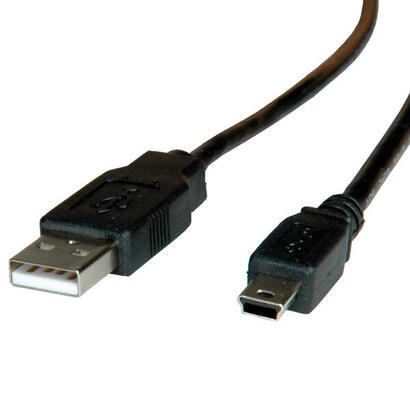 cable-roline-11028719-usb-18-m-usb-20-usb-a-mini-usb-b-negro