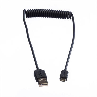 roline-11028317-cable-usb-usb-20-1-m-usb-a-micro-usb-b-negro
