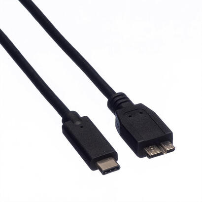 roline-11029005-cable-usb-usb-32-gen-1-31-gen-1-05-m-usb-c-micro-usb-b-negro