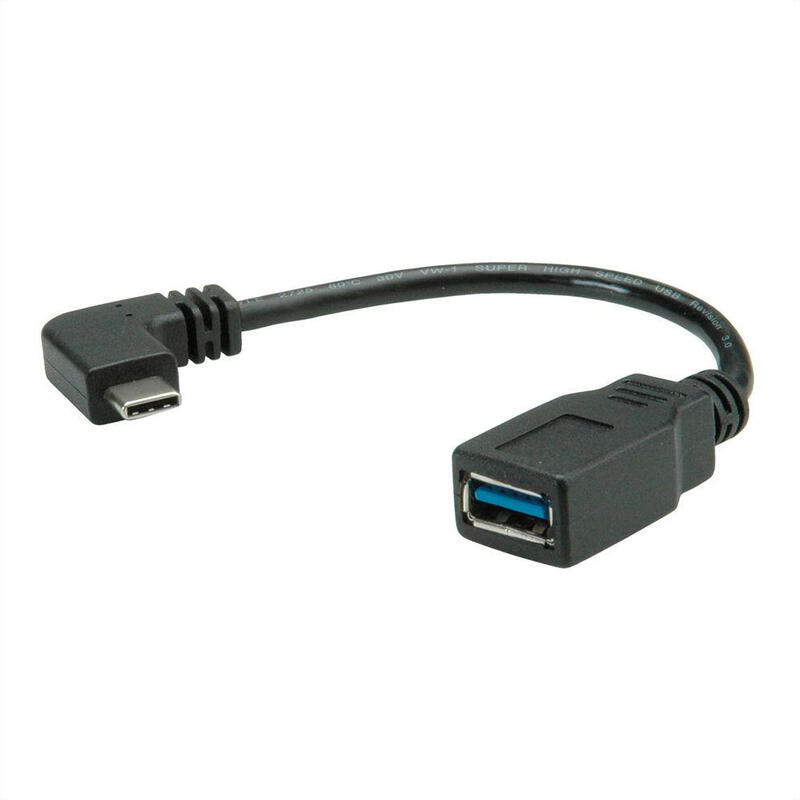 roline-11029031-cable-usb-usb-32-gen-1-31-gen-1-015-m-usb-a-usb-c-negro