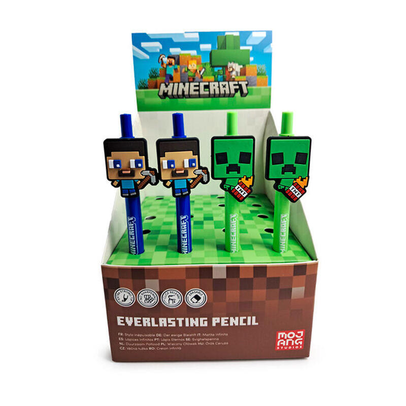 pack-de-20-unidades-lapiz-eterno-minecraft-surtido