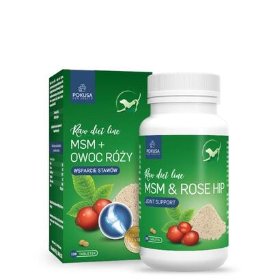 pokusa-raw-diet-line-msm-rose-hip-120tab