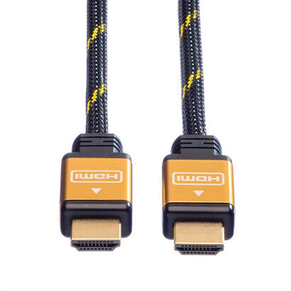 cable-roline-11045563-hdmi-3-m-hdmi-tipo-a-estandar-negro-oro
