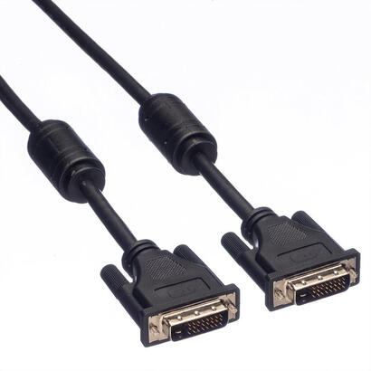 cable-roline-11045556-dvi-75-m-dvi-d-negro