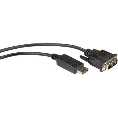 roline-11045771-adaptador-de-cable-de-video-1-m-displayport-dvi-d-negro