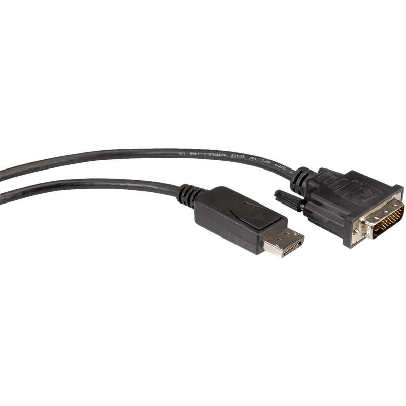 roline-11045771-adaptador-de-cable-de-video-1-m-displayport-dvi-d-negro