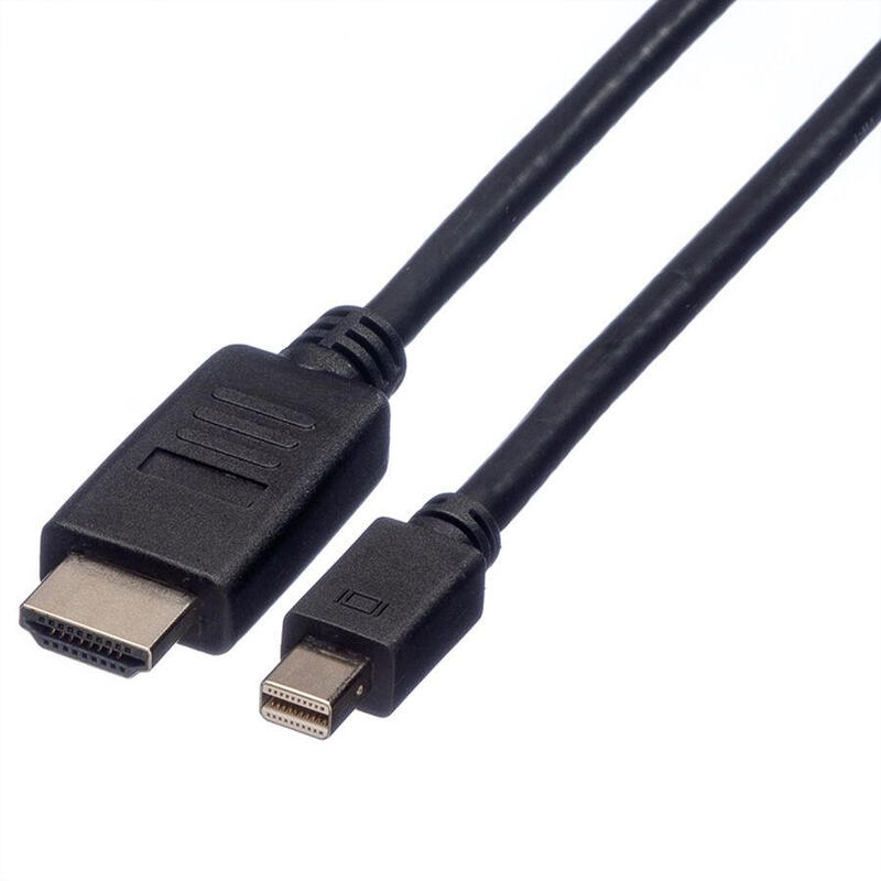 roline-11045792-adaptador-de-cable-de-video-3-m-mini-displayport-negro