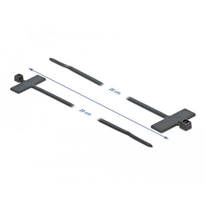 delock-cablebinder-vpe-10-mit-beschriftungsfeld-200-x-25mm-negro