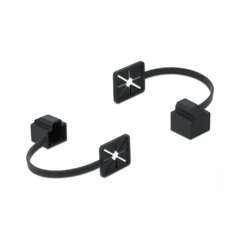 delock-maubschutz-para-rj45-mecker-mit-befemigungsclip-negro