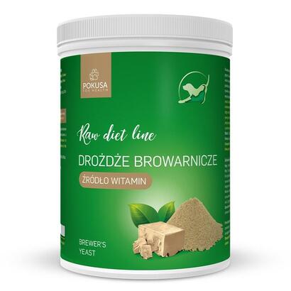 pokusa-rawdietline-brewer-s-yeast-suplementos-para-perros-y-gatos-1000g