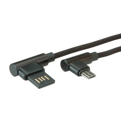 cable-roline-11028720-usb-usb-20-08-m-usb-a-micro-usb-b-negro