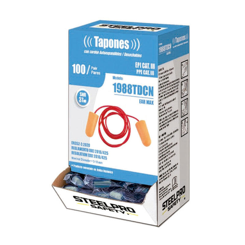 tapones-auditivos-ear-max-desechables-con-cordon-caja-100-uds