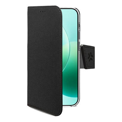 celly-wally-funda-para-400-lite-17-cm-67-funda-cartera-negro