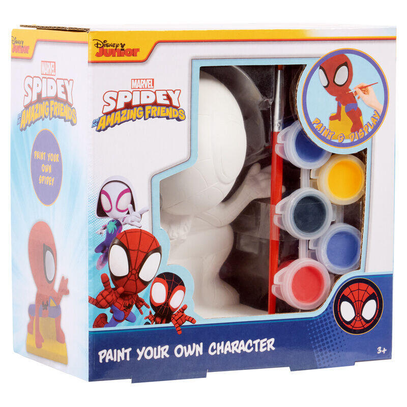 pack-de-4-unidades-figura-yeso-para-pintar-spiderman-marvel