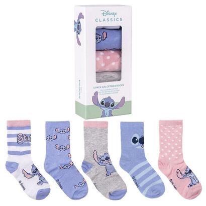 pack-de-12-unidades-blister-5-calcetines-stitch-disney