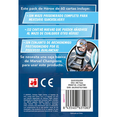 juego-de-cartas-marvel-champions-quicksilver-60-cartas-pegi-14
