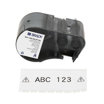 brady-m5c-1500-595-wt-bk-cinta-de-etiquetas-original-vinilo-texto-negro-sobre-fondo-blanco-ancho-3810mm-x-762m
