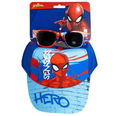 pack-de-6-unidades-set-gorra-gafas-sol-spiderman-marvel