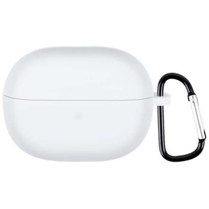 funda-de-silicona-con-mosqueton-para-xiaomi-redmi-buds-3-lite-blanco