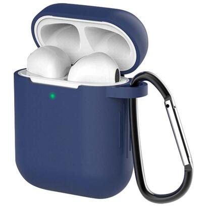 funda-de-silicona-con-mosqueton-para-apple-airpods-v2-azul-oscuro