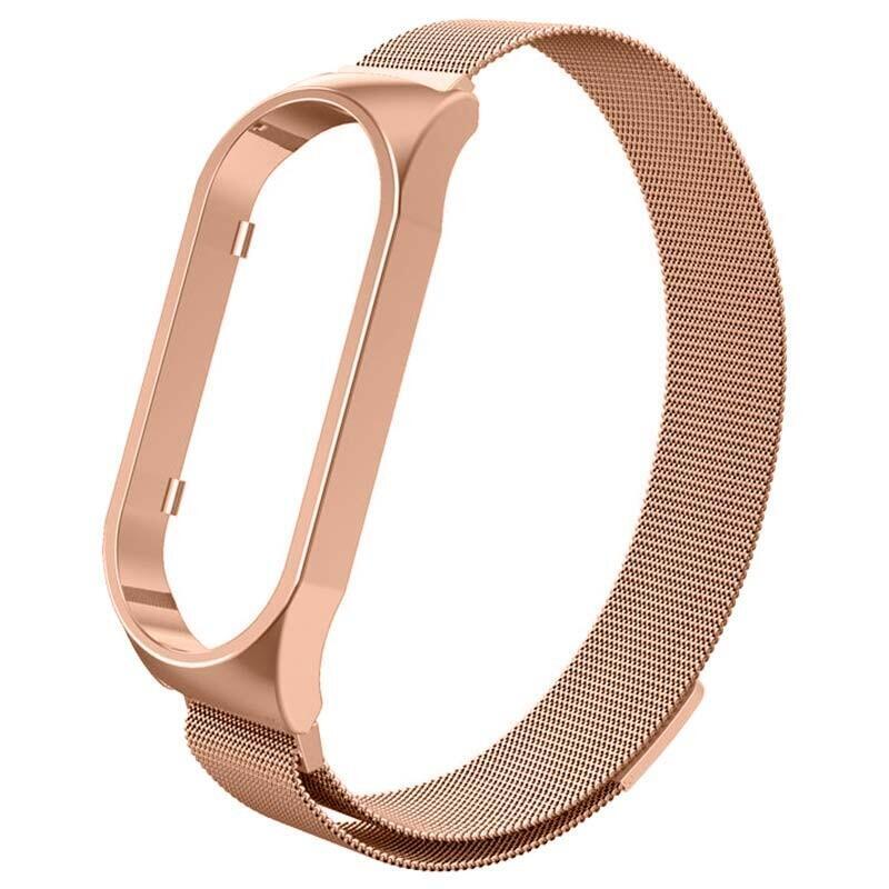 correa-xiaomi-smart-band-7-milanesa-magnetica-dorado-rosa
