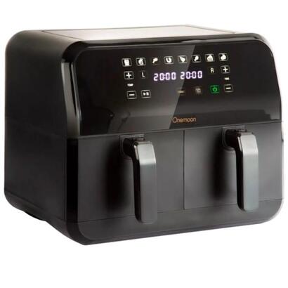 freidora-sin-aceite-onemoon-d8-doble-cesta-4l-4l-negra