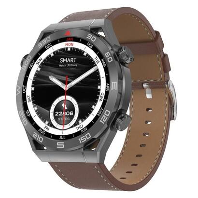 dt-no1-ultra-mate-negro-con-correa-de-cuero-marron