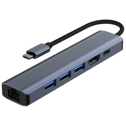 hub-2210-6-en-1-usb-tipo-c-a-usb-32hdmiusb-tipo-c-negro