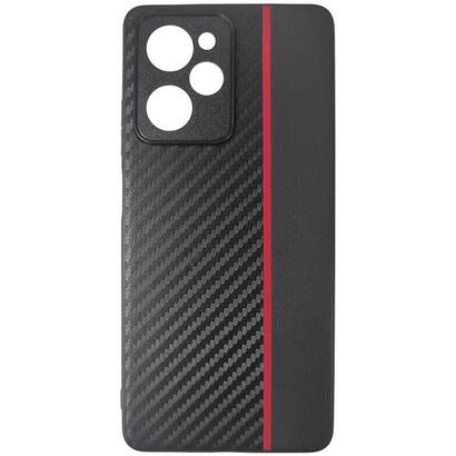 funda-xiaomi-poco-x5-pro-redmi-note-12-pro-5g-efecto-fibra-de-carbono-negrorojo