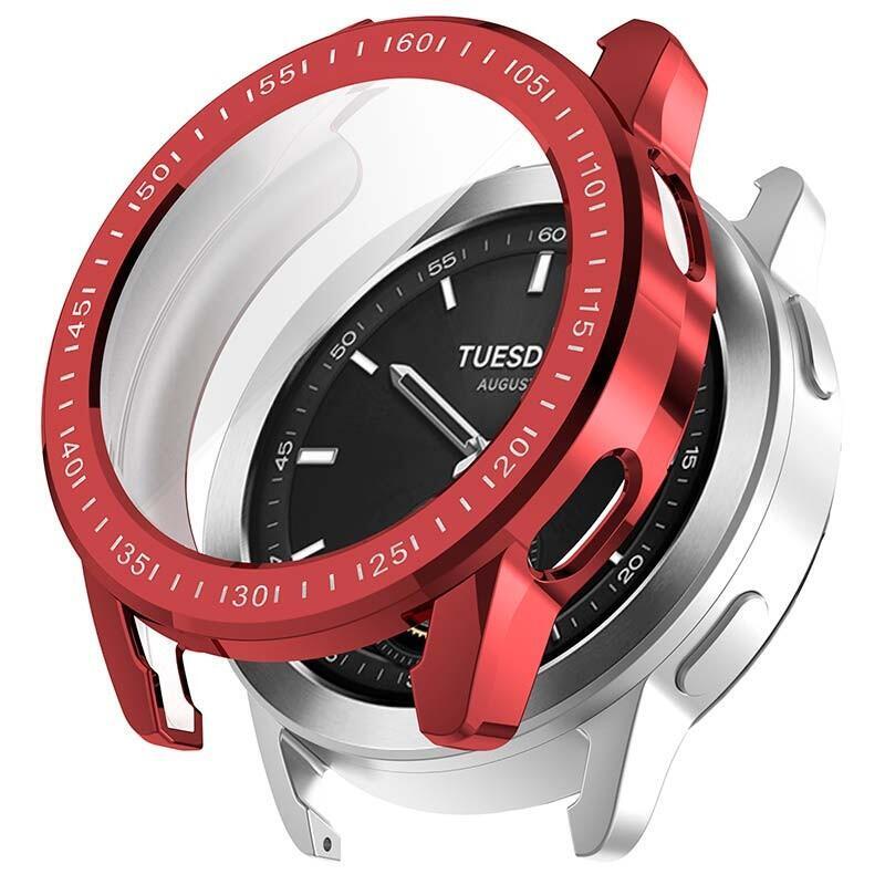 funda-metal-tpu-xiaomi-watch-s3-rojo