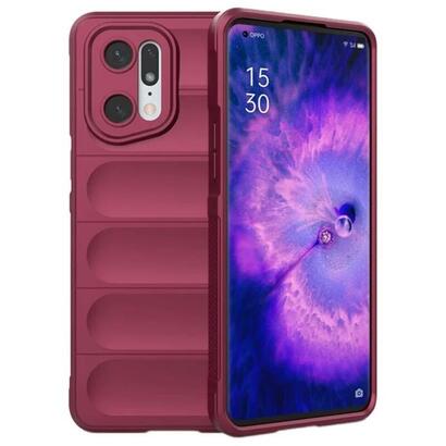 funda-de-silicona-wave-oppo-find-x5-pro-5g-borgona