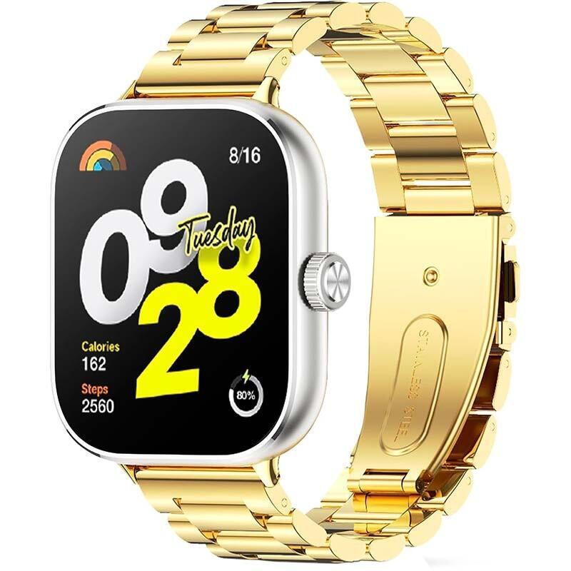 correa-metal-eslabones-xiaomi-mi-smart-band-8-pro-redmi-watch-4-dorado