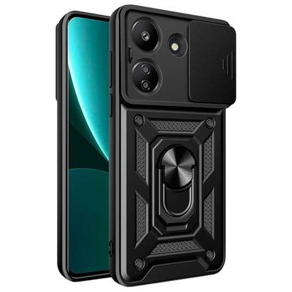 funda-armadura-militar-para-xiaomi-redmi-13c-poco-c65-con-proteccion-de-camara-soporte-metalico-y-anillo-negro