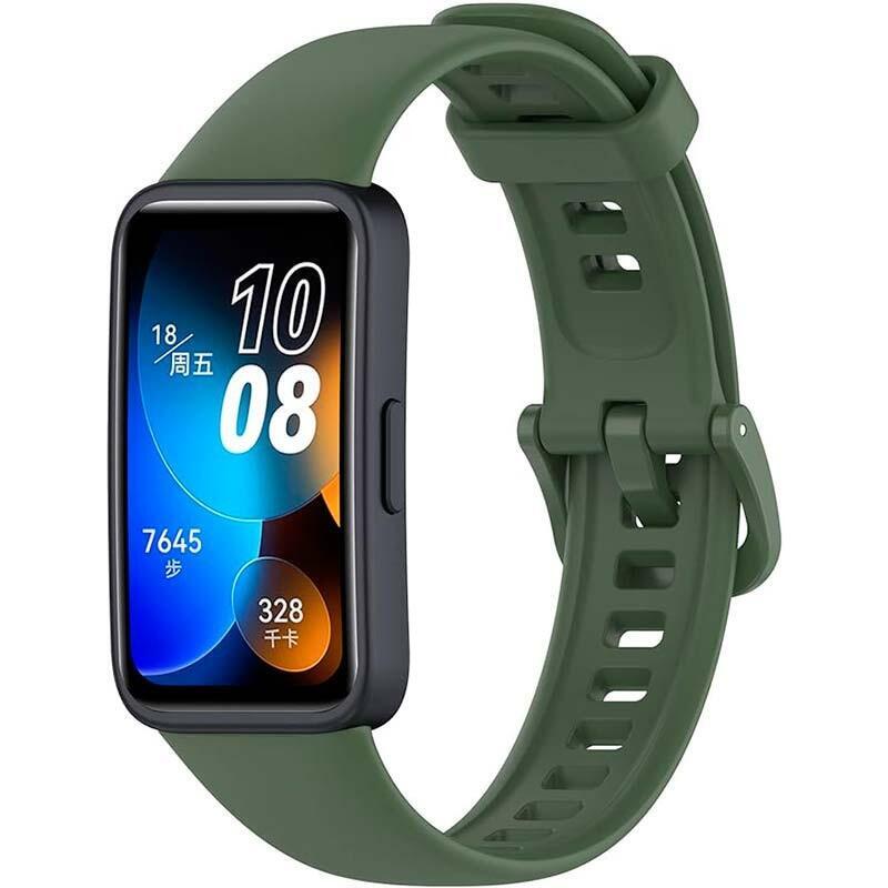 correa-huawei-band-8-band-9-silicona-verde-oscuro