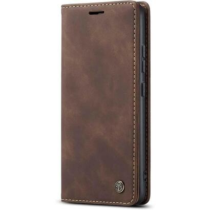 funda-libro-magnetic-wallet-xiaomi-redmi-note-12-4g-marron-oscuro