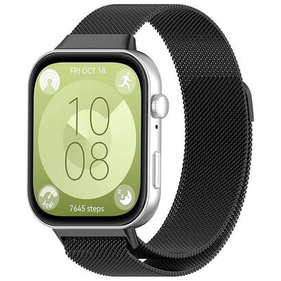 correa-milanesa-magnetica-huawei-watch-fit-3-negro