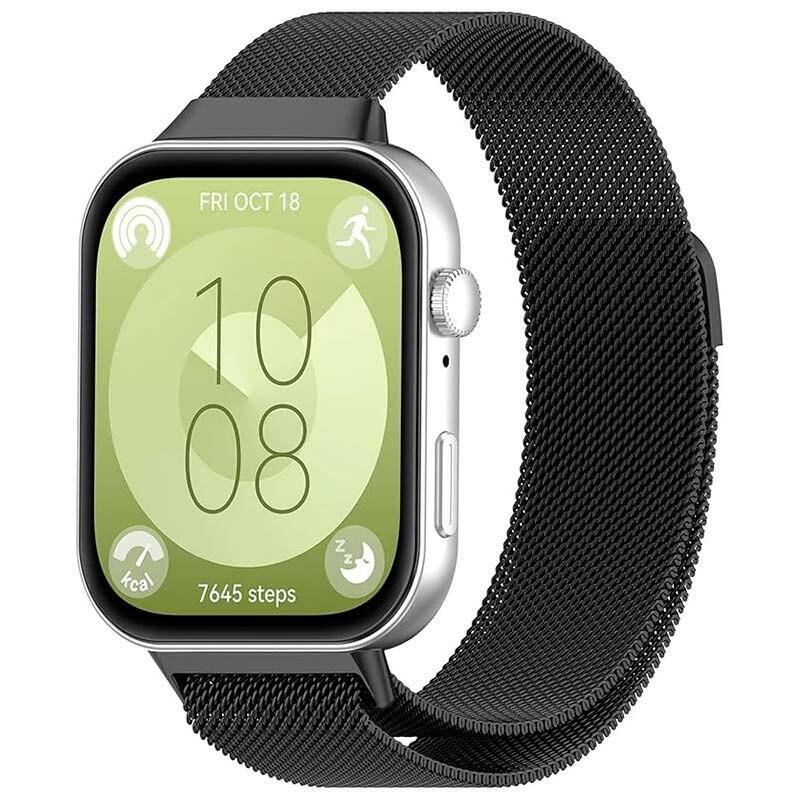 correa-milanesa-magnetica-huawei-watch-fit-3-negro