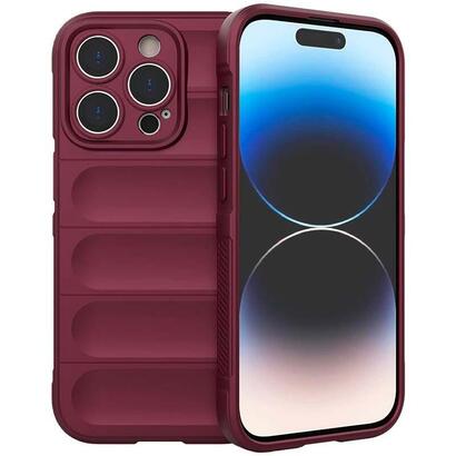 funda-de-silicona-wave-iphone-15-pro-max-borgona